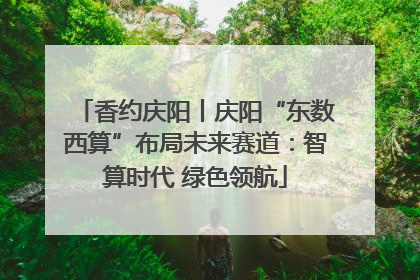 香约庆阳丨庆阳“东数西算”布局未来赛道：智算时代 绿色领航