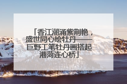 香江潮涌紫荆艳，盛世同心绘牡丹——巨野工笔牡丹画搭起港菏连心桥