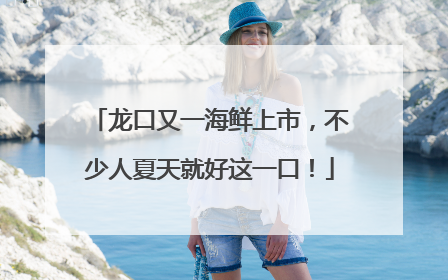 龙口又一海鲜上市，不少人夏天就好这一口！