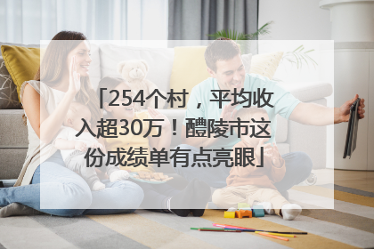254个村，平均收入超30万！醴陵市这份成绩单有点亮眼