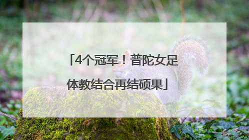 4个冠军！普陀女足体教结合再结硕果